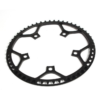 

Bike Bicycle Chainring Folding Bike Single Crank Ring Round Chain Ring BCD 130MM 5 Bolts Chainring 53T 45T