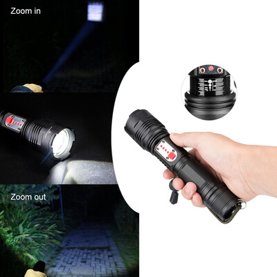 

Saidsome Hot 2018 XML T6 Zoomable Tactical LED Flashlight Torch Lamp 3 Modes flashlight lamp