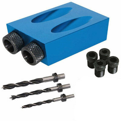 

14PCS 15° Pocket Hole Screw Jig with Dowel Drill Carpenters Woodworking Drill Guide Woodworking DIY Tool
