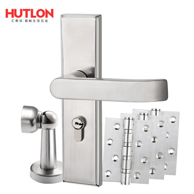 

Huilong Hutlon bedroom door lock home solid wood door handle lock door lock door lock three piece set JZ-00-03