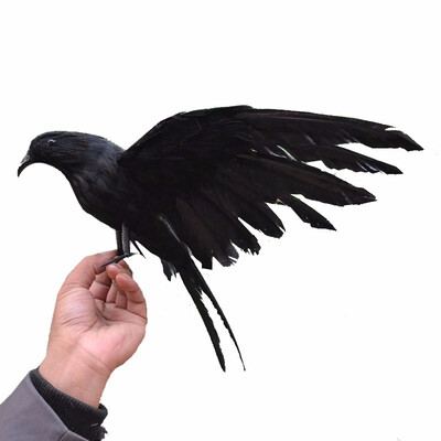 

CHACHEKA Hunting Decoy High Simulation Crow Halloween Black Bird Props Sniper Shooting Exercise Targets Free Shipping