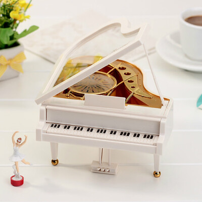 

Creative Ballet Piano Shaped Music Box Holiday Gift