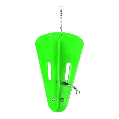 

Plastic Fishing Trolling Diving Board with 80g 120g Lead Sinker Weight Freely Rotatable Swivel Saltwater Fishing Accessories