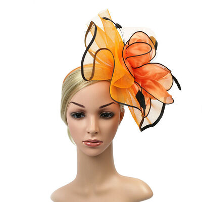 

Women Sinamay Fascinator Cocktail Party Hat Wedding Church Kentucky Derby Dress