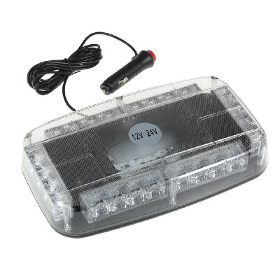 

12v Car Roof Led Strobe Lights Bar Police Emergency Warning Fireman Flash Led Police Lights yellow&white