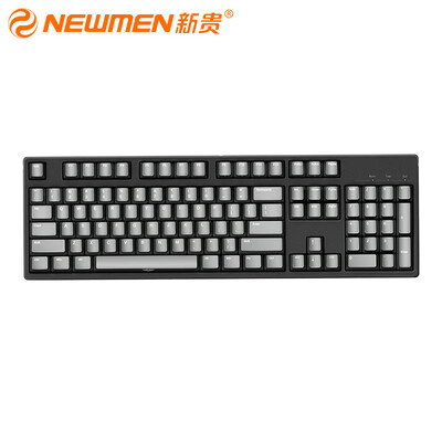 

Upstart Newmen C104 104 key cherry axis mechanical keyboard office keyboard wired keyboard game keyboard red axis black