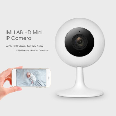 

IMI LAB HD 720P IP Camera WIFI Camera Support Infrared IR Night Vision Two Way Audio Phone APP Remote Monitoring Mini&Super-light