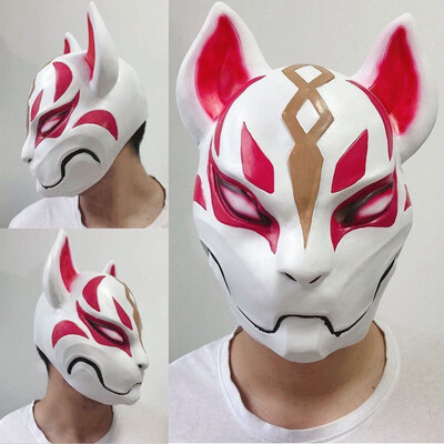 

Fortnite Unisex Fox Drift Skin Mask Cosplay Costume-sale Eye Masks Halloween Use