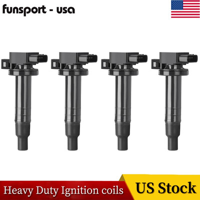 

Ignition Coils 4 Pack for 2000-2010 Scion XA XB Yaris Toyota Echo Prius Camry L4 15L