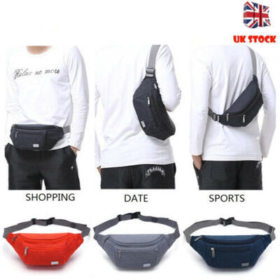 

Bum Bag Fanny Pack Travel Waist Festival Money Belt Leather Pouch Holiday Wallet