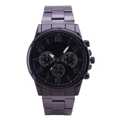 

Gobestart Luxury Watch Fashion Stainless Steel Watch For Mens Quartz Analog Wrist Watch