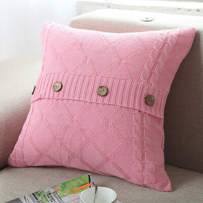 

100 Cotton Knit Pillowcase Home&Car Cushion without Core