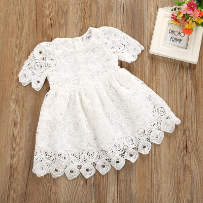 

Summer Newborn Baby Girls Princess Floral Dress Party Pageant Tutu Dresses