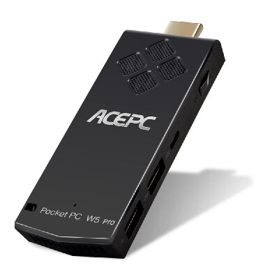 

ACEPC W5 pro Pocket Mini PC Stick Support for Windows 10 Intel Z8350 64 Bit 2GB 32GB Bluetooth WiFi Smart Media Player EU Plug