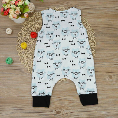 

Toddler Kids Baby Girl Boys Sleeveless Print Romper Jumpsuit Sunsuit Clothes Set