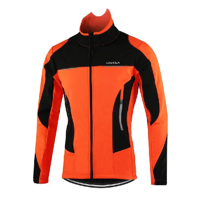 

Lixada Mens Outdoor Cycling Jacket Winter Thermal Breathable Comfortable Long Sleeve Coat Water Resistant Riding Sportswear