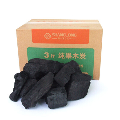 

Shanglong barbecue charcoal prototype fruit charcoal barbecue carbon smoke-free solid wood environmental protection barbecue charcoal outdoor household barbecue fuel 3 kg