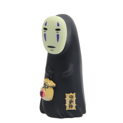 

Miyazaki Hayao Anime Chihiro Spirited Away Cake Decoration No Face Faceless Man Action Figures Collection Doll