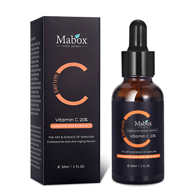 

Mabox Natural Lemon Vitamin C Serum Whitening Anti-Aging Wrinkle Essencial Oil Moisturizer Skin Care