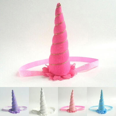 

Magical Unicorn Horn Head Party Hair Headband perfect Dress Cosplay Decorative