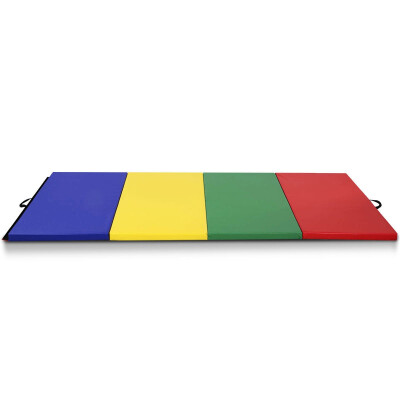 

4 x 8 x 2" 4 Colors Folding Panel Gymnastics Mat