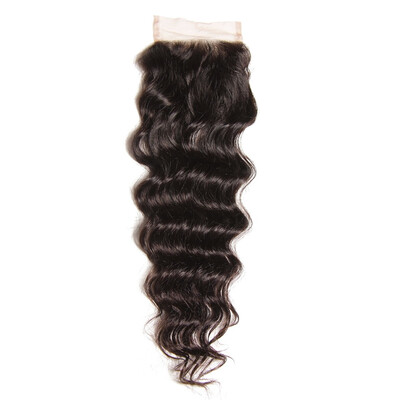 

UNice Peruvian Human Hair Lace Closure 4x4inch Natural Wave