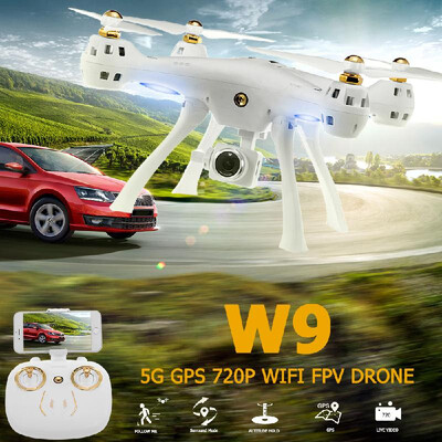 

ATTOP W9 GPS RC Drone with Camera 720P 5G Wifi FPV Follow Me Surround Mode One Key Return Altitude Hold Quadcopter