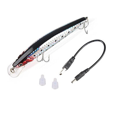 

Fishing Bait Rechargeable Twitching Lures with USB Recharging Cords