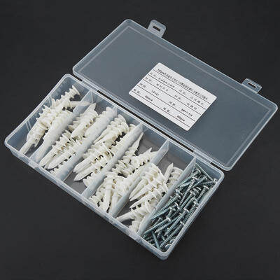 

Greensen 100Pcs Self Tapping Expansion Plug Anchor Pipe Wall Screws Bolts Kit