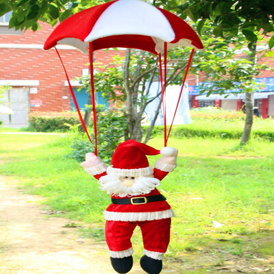 

Christmas Tree Hanging Santa Claus Snowman In Parachute Decoration christmas tree decorations christmas ornaments