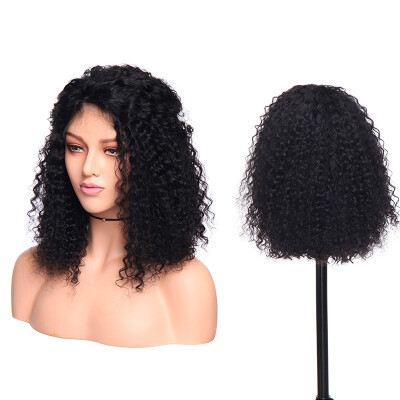 

Brazilian Virgin Human Bob Wigs Short Bob Human Hair Wigs Curly With Baby Hair For Women