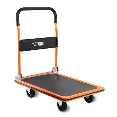 

Ktaxon Platform Truck Handy Cart Foldable Hand Trolley Truck Heavy Duty Warehouse Folding Hand Dolly Car 660lbs