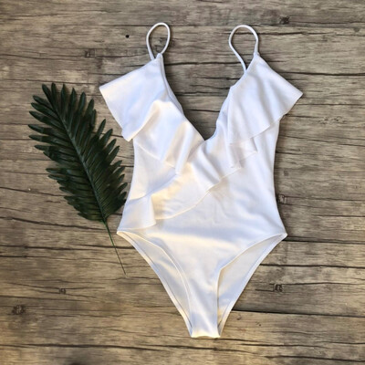 

Womens Pad Bikini Swimming Costume Backless One Piece Swimsuit Monokini Swimwear