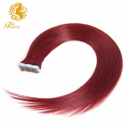 

22 "seamless extension human wig double-sided gel hair