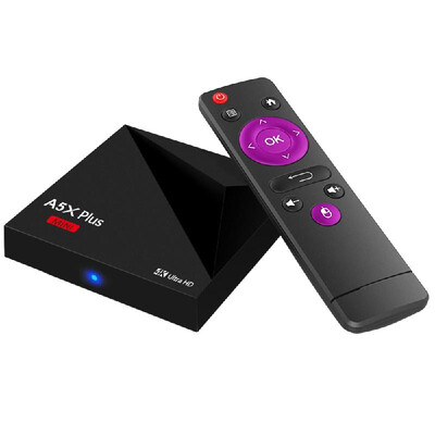

A5X Plus mini Smart Android 90 TV Box RK3328 Quad Core 4K VP9 H265 HDR10 USB30 2G 16G Mini PC DLNA WiFi LAN HD Media Player E