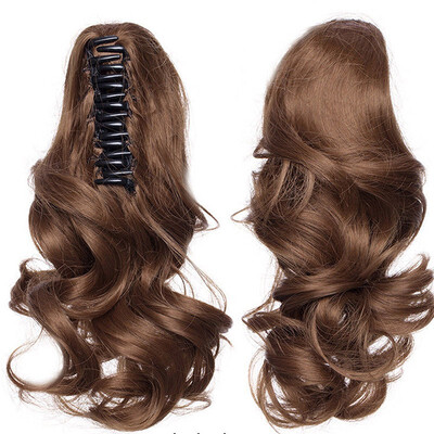

Adjustable Messy Style Ponytail Hair Extension with Jaw Claw Synthetic Hair-Piece&Braids Ponytail hair
