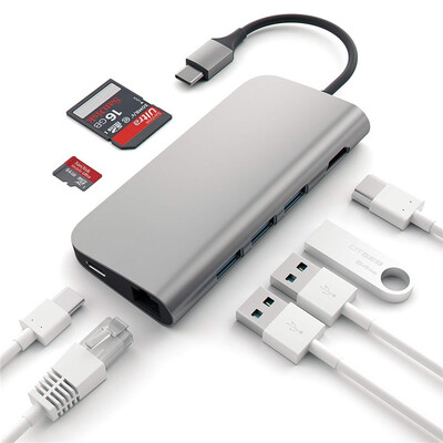 

All in one usb-c hub 7 in 1 usb speed hub Converter To Type C Adapter usb 30 hub