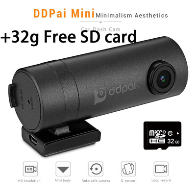 

DDPai 1080P Car DVR Dash Cam HD G-sensor Loop Recorder Wifi WDR Driving Recorder Parking Monitor Night Version Rotatable Camera