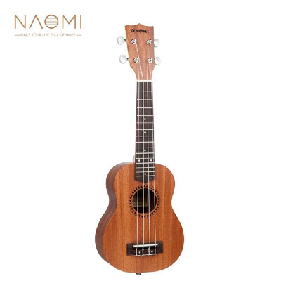

NAOMI 26 Inch Ukulele Sapele Topboard Rosewood Fretboard&Bridge Nylon Strings Musical Instrument Toy Guitar Ukeleles for Begin