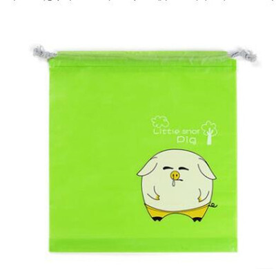 

3pcsset Cartoon Travel Drawstring Bags Cosmetic Bag Shoes Clothes Organizer Bag Toiletry Case Tote Bath Wash Pouch