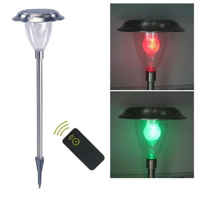 

Solar Fence Light Remote control White & Color Changing Light Sensor LED Outdoor Post Lamps For Walkway Patio Path Lawn Garden Yar