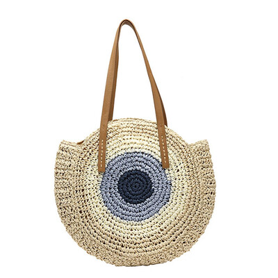 

Tailored New Straw Woven Temperament Woman bag Casual Style Shoulder Bag Shopping Bag