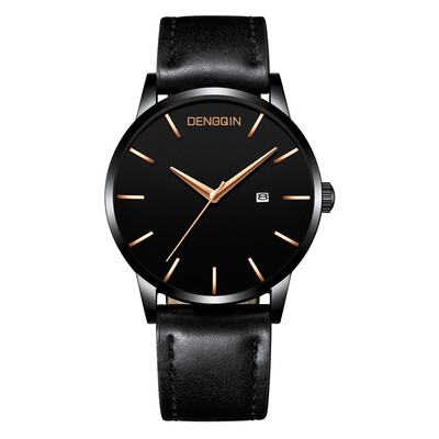 

Gobestart Luxury Brand Mens Quartz Clock Man Army Military Leather Date Wrist Watch