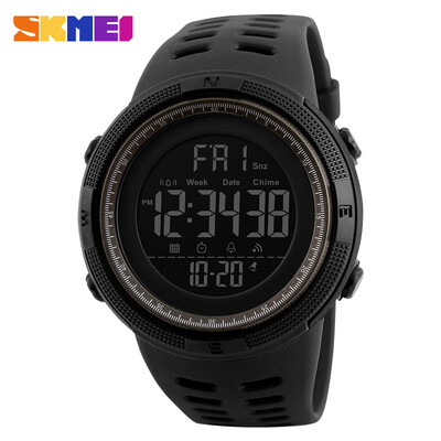

New Fashion Luxury Sport Watch Men SKMEI Digital LED Waterproof Outdoor Dress Watches Chrono Countdown Dual Time Wristwatches