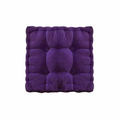 

New Corn Solid Color Dining Chair Cushion Square Cushion Thickening Office Velvet Cushion Upholstery Tatami Mat Chair