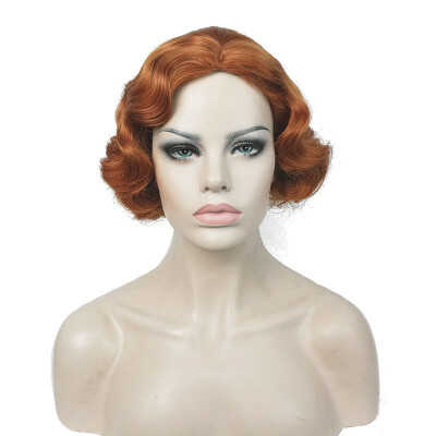 

StrongBeauty Finger Wavy Style Short Skin Top Synthetic Hair Wig Costume Wigs COLOUR CHOICES