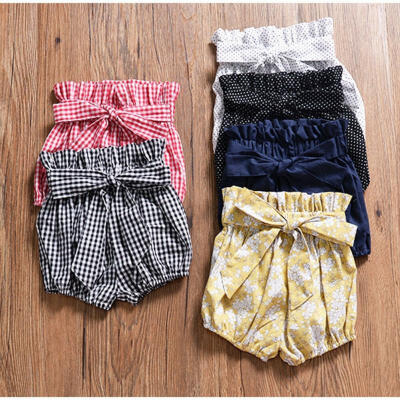 

Toddler Infant Baby Boy Girl Kid Bow Pants Shorts Bottoms PP Bloomers Panties