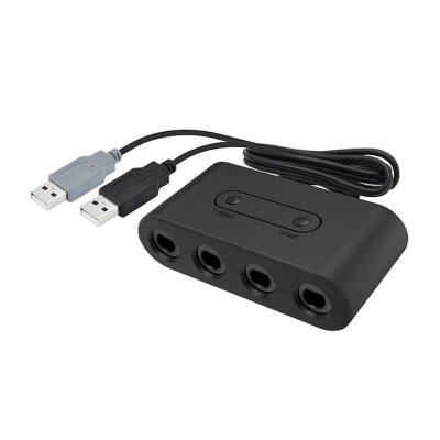 

4 Port USB GC Gamecube NGC Controller Adapter Converter for Wii U Switch PC