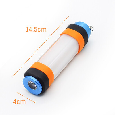 

DC5V USB Rechargeable Portable Flashlight IP68 Waterproof 7800mAh Power Bank Portable Lanterns Hiking Emergency Flashlight SOS