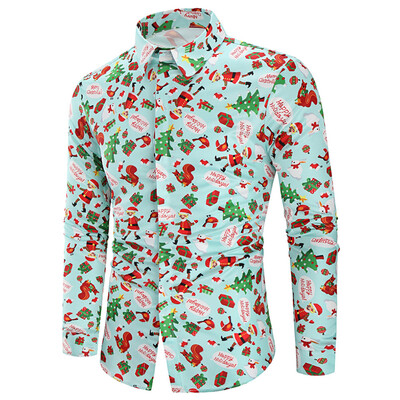 

Christmas Animal Gifts Printed Long Sleeves Shirt